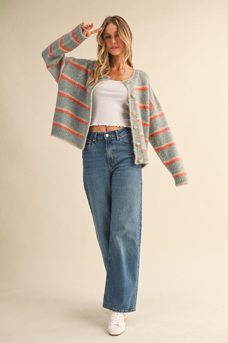 Striped Cardigan