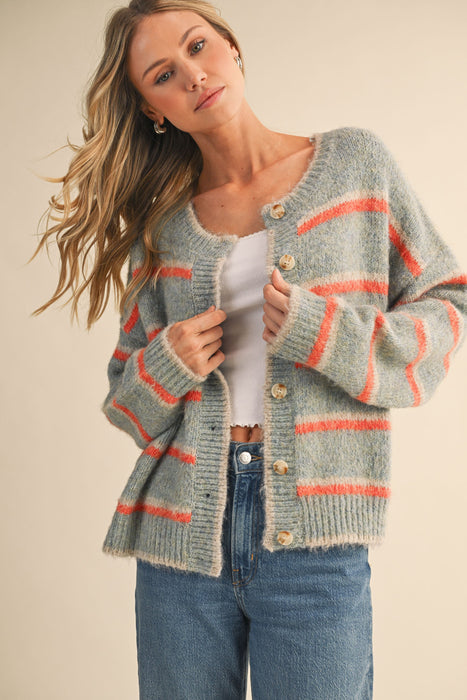 Striped Cardigan