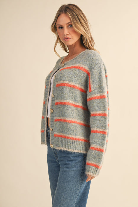 Striped Cardigan