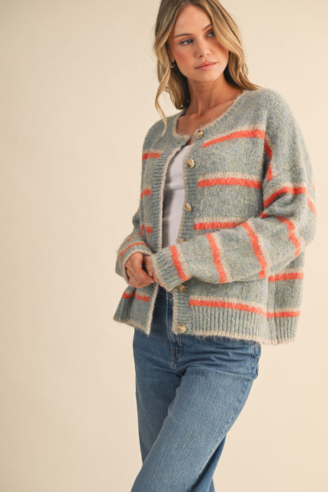 Striped Cardigan