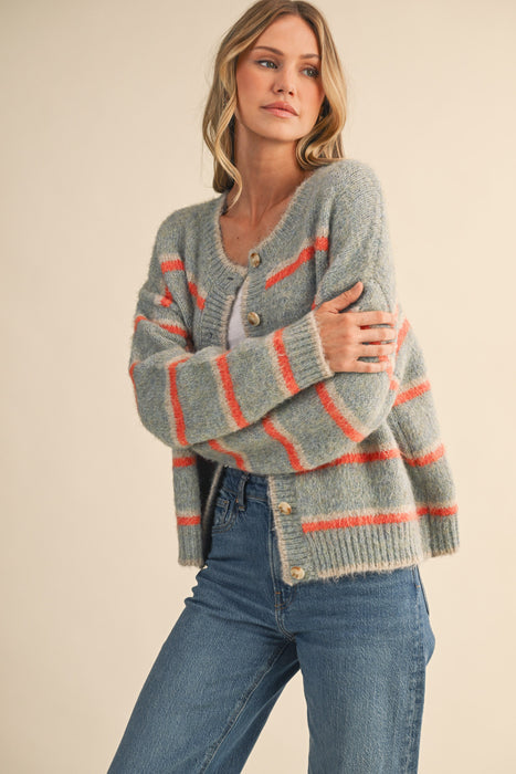 Striped Cardigan