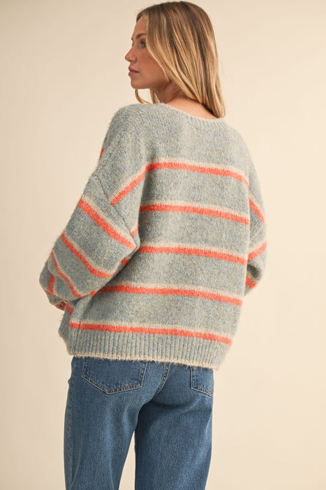 Striped Cardigan