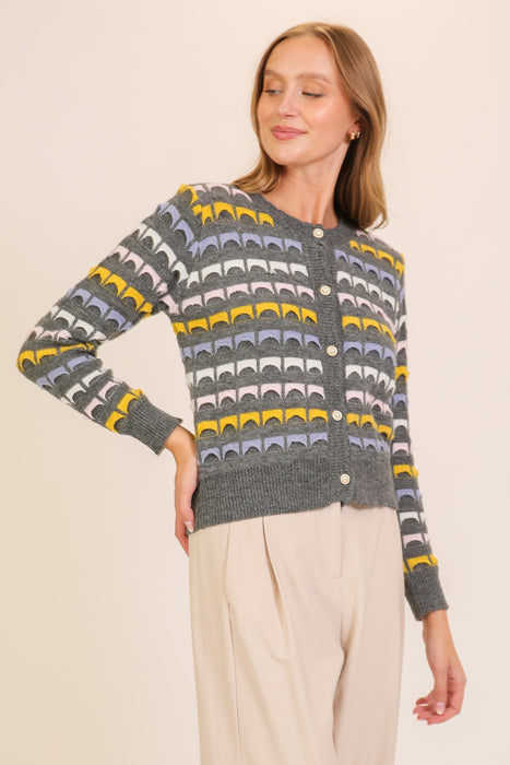 Geometric Cardigan