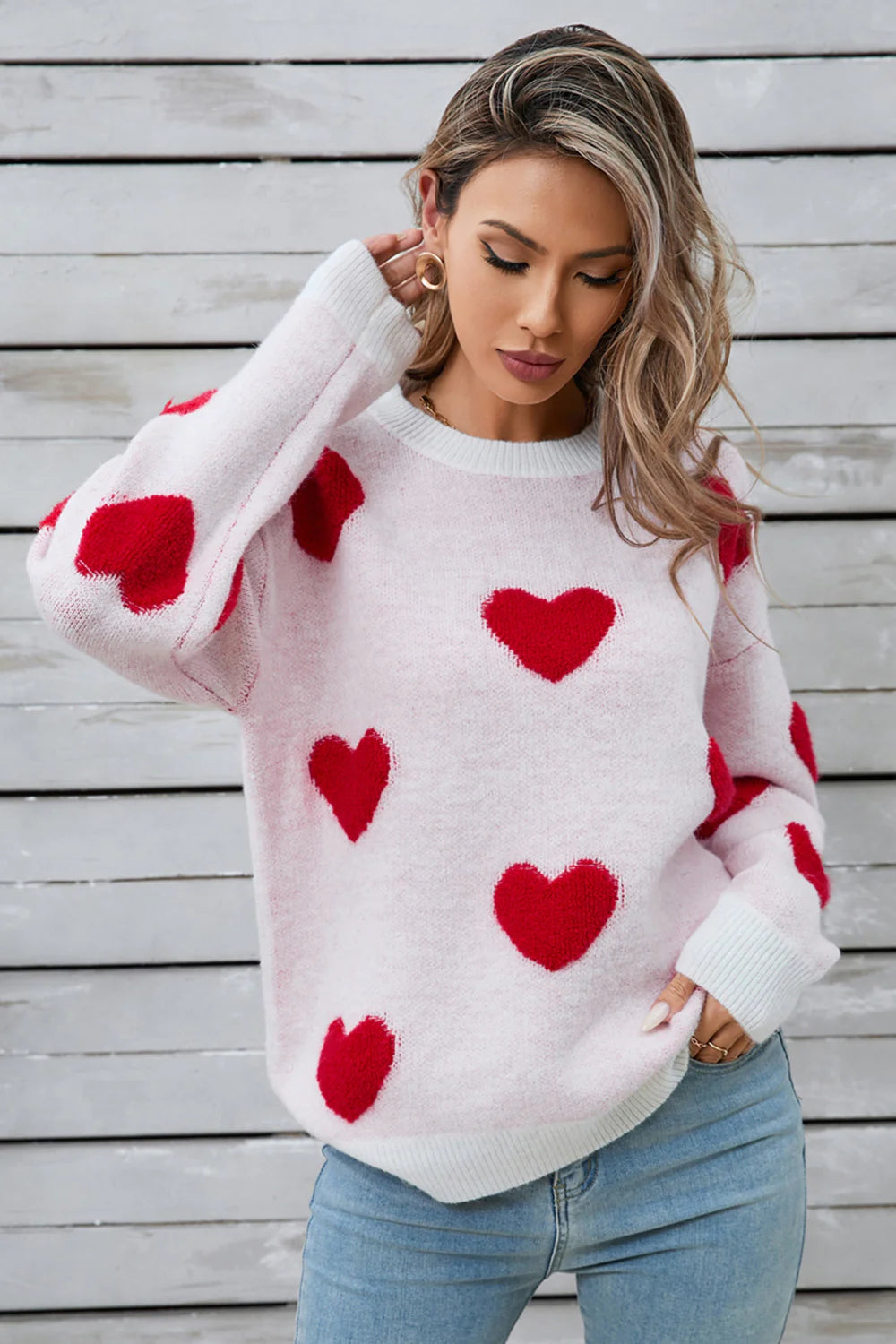 HEART SWEATER