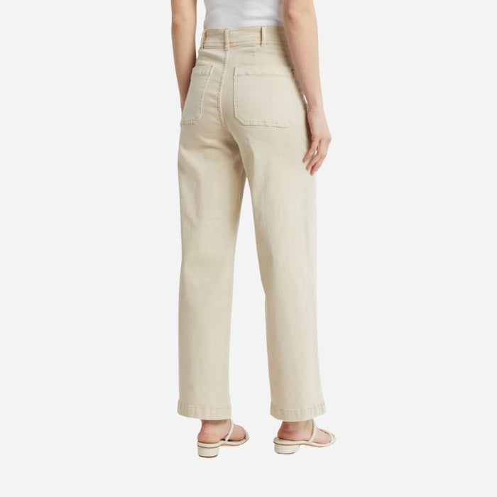 Wide Leg Crop natural