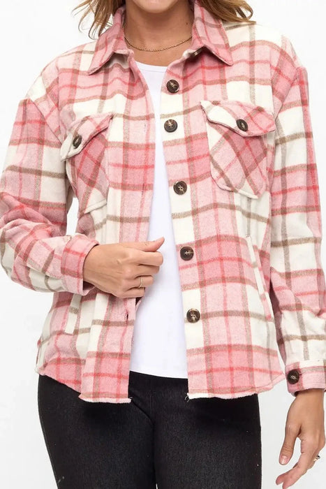 Cam Plaid Shacket