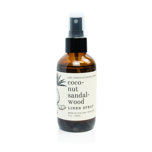 COCONUT SANDALWOOD LINEN SPRAY 4 OZ