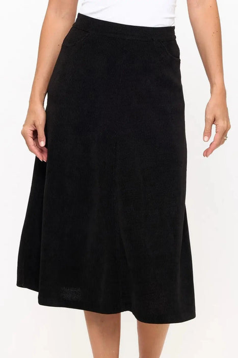 Corduroy Midi Skirt