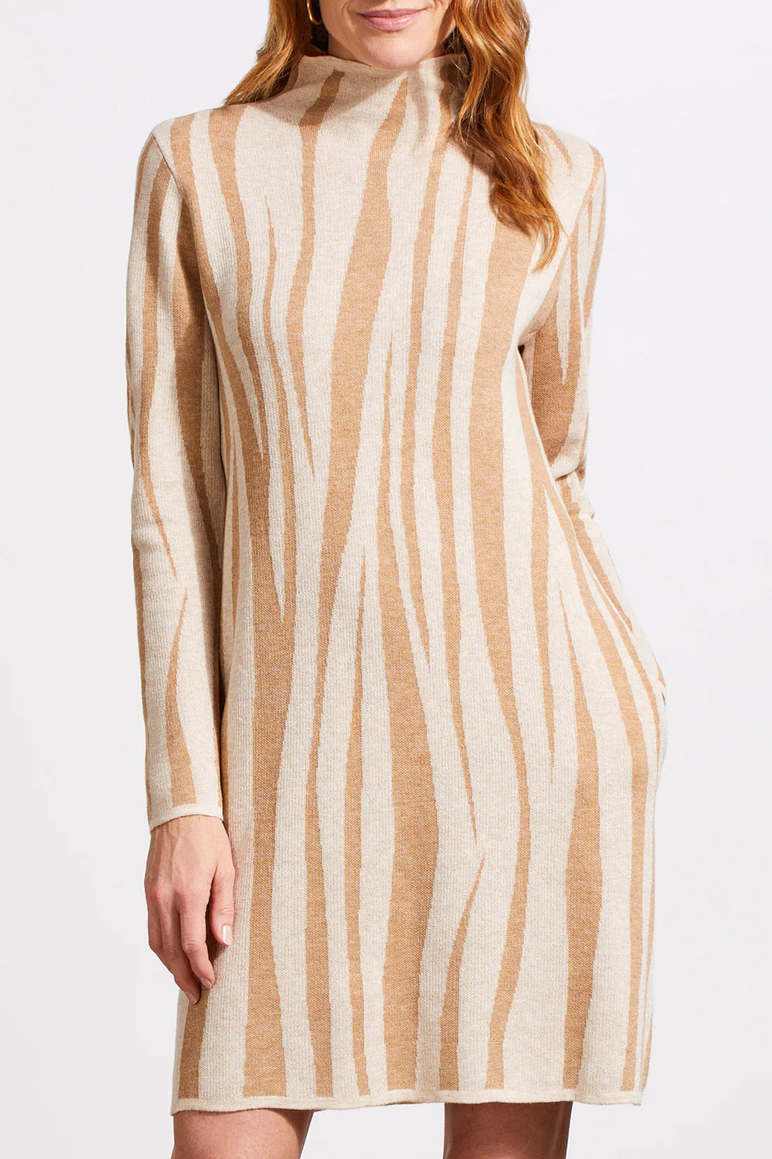 JACQUARD SWEATER DRESS