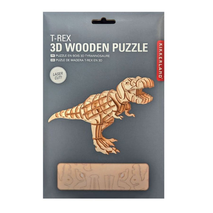 T Rex 3D Wooden Puzzle