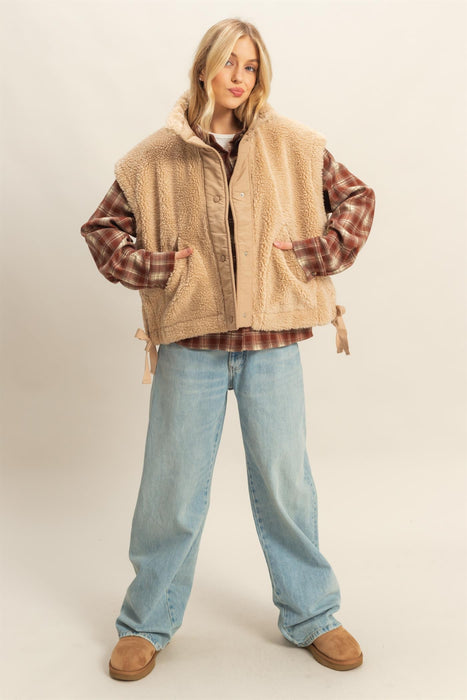 Sherpa Vest Side Bows