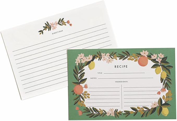 RECIPE CARDS