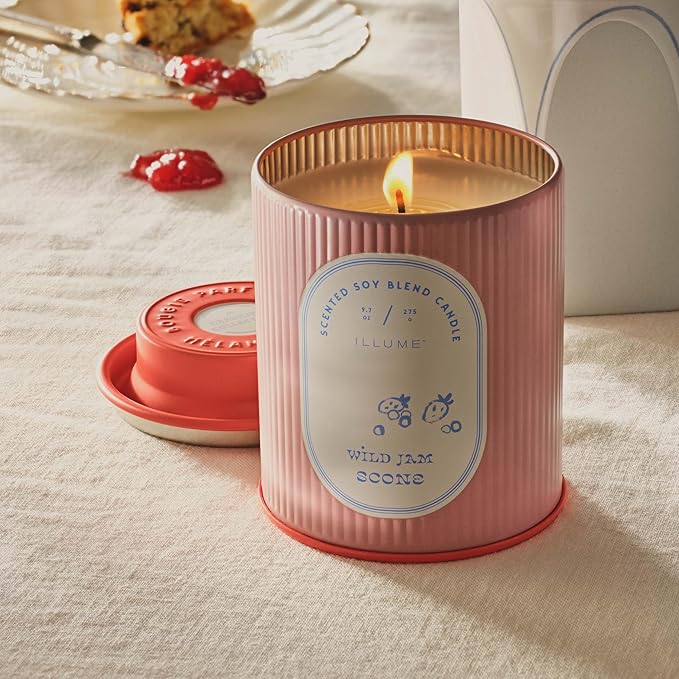 WILD JAM SCONE PRINTED TIN CANDLE