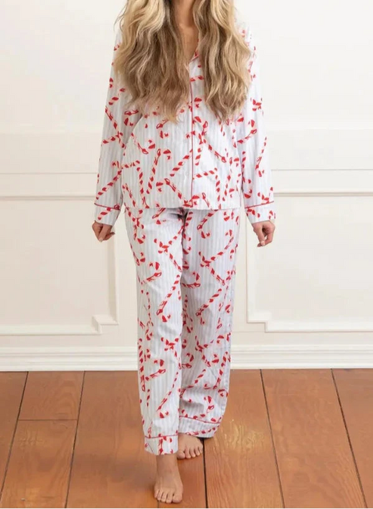 FLANNEL LONG PJ SET