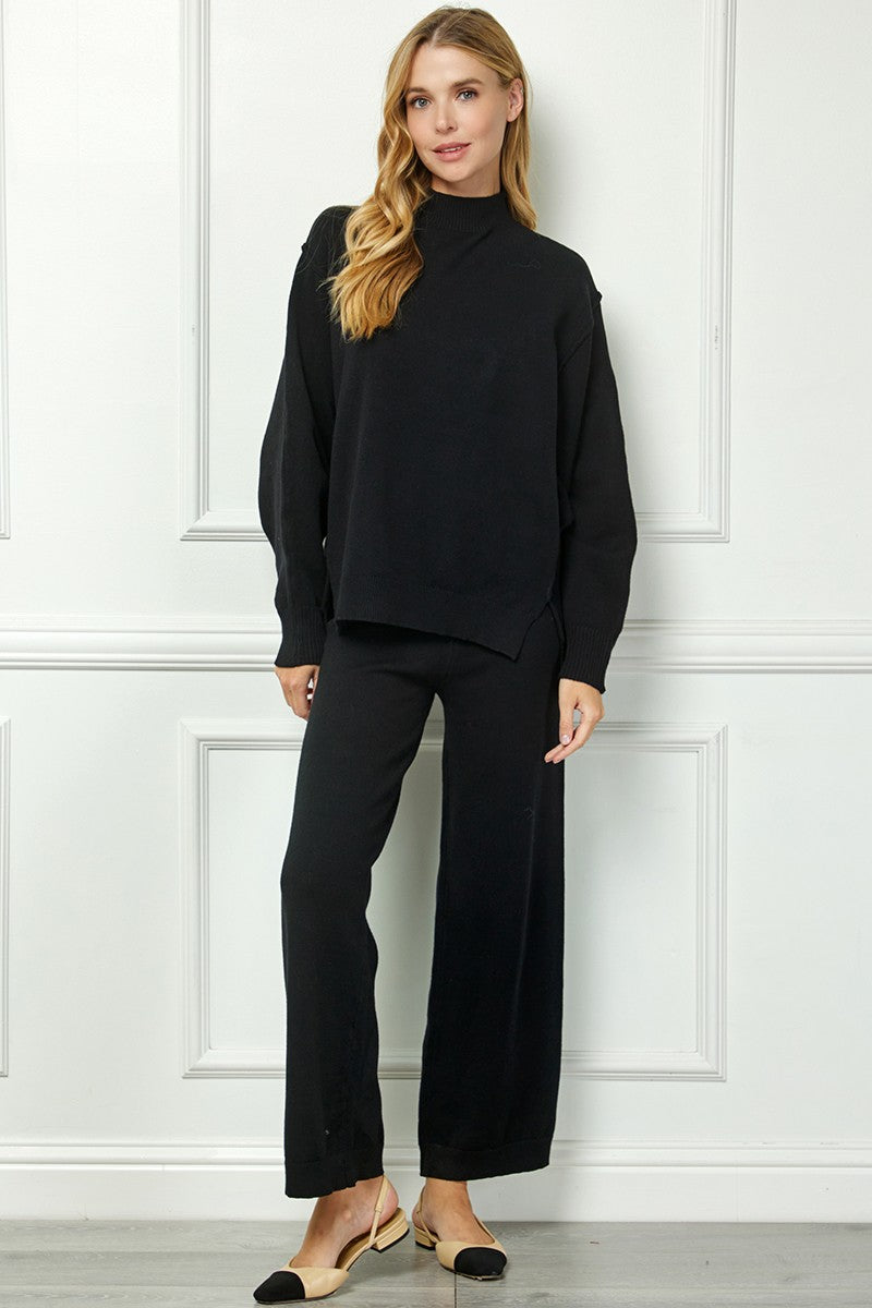 CROPPED WIDE SWEATER PANT