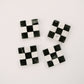 SQUARE CHECKERED COASTER SET