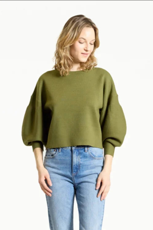 BALLOON SLEEVE SWEATER