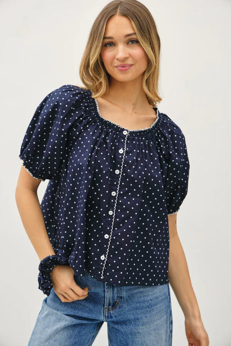 Polka Dot Blouse