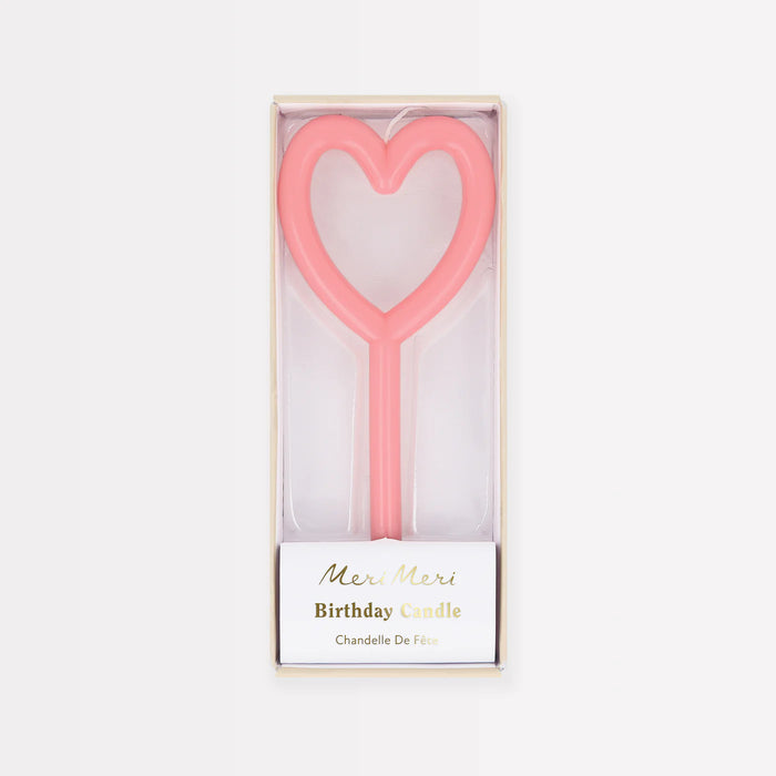 Slim Heart Candle