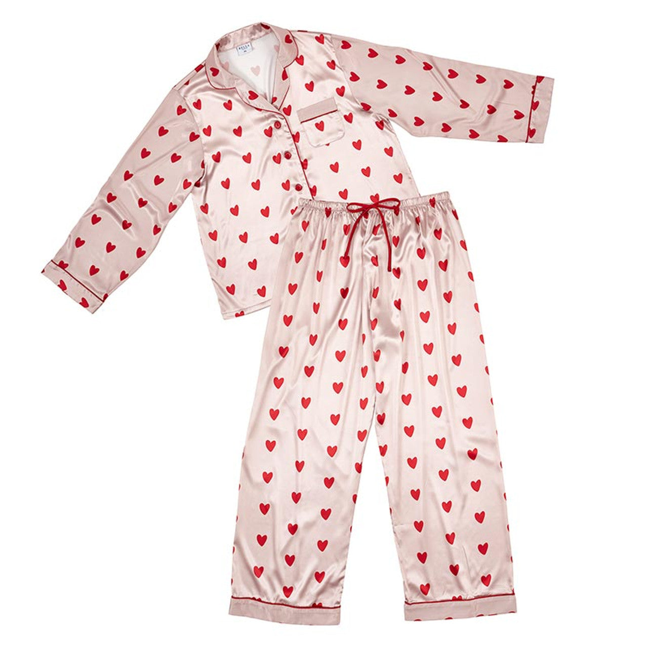 SATIN LONG 2-PIECE PJ SET