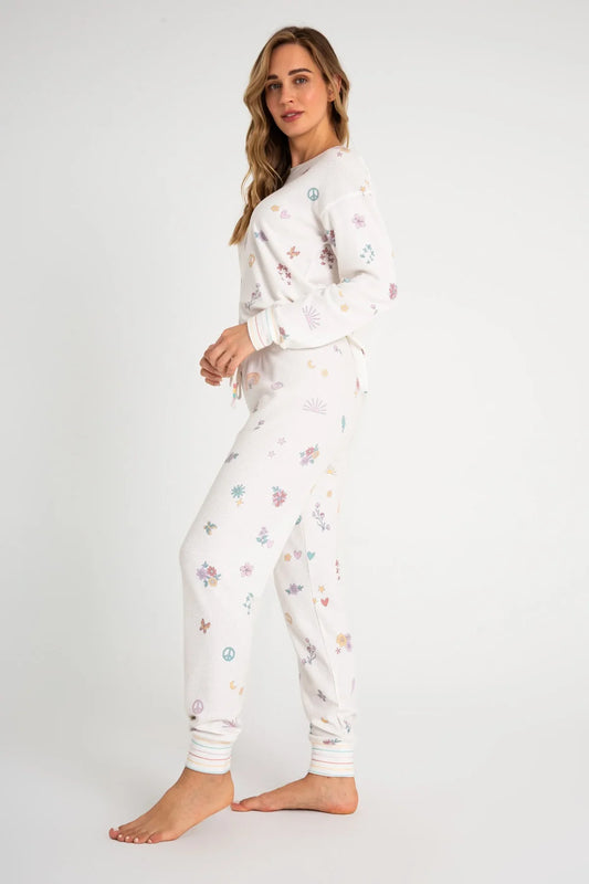 LIVIN SUN PJ PANT IVORY