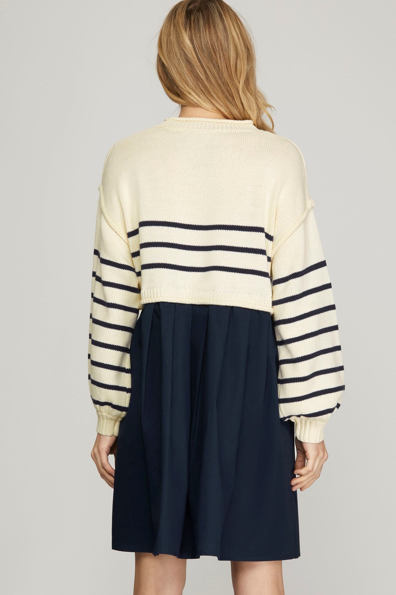 Oversized striped dress best sale