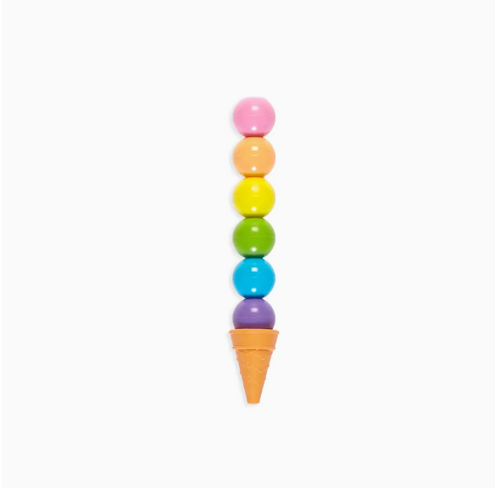 Rainbow Scoops Stacking Crayons