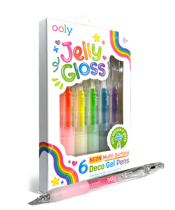 Jelly Gloss Neon Gel Pens