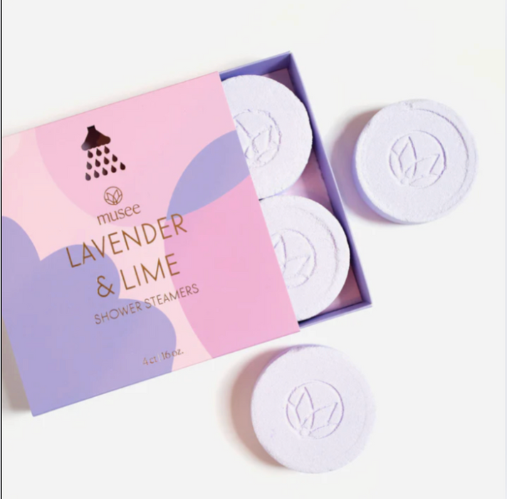 Shower Steamer Set/4 Lavender + Lime