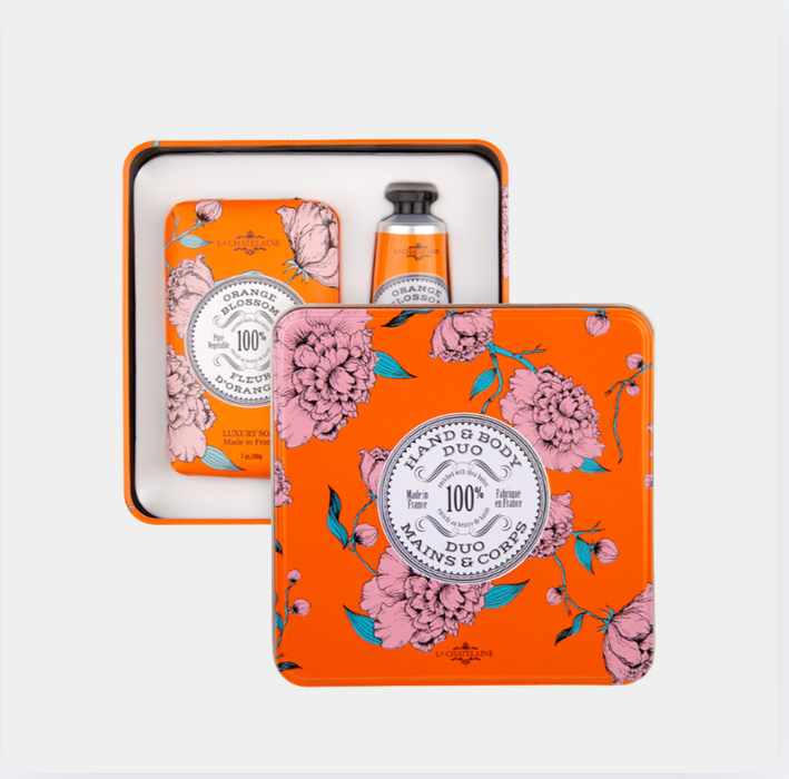 La Chatelaine Tin Gift Duo Orange Blossom