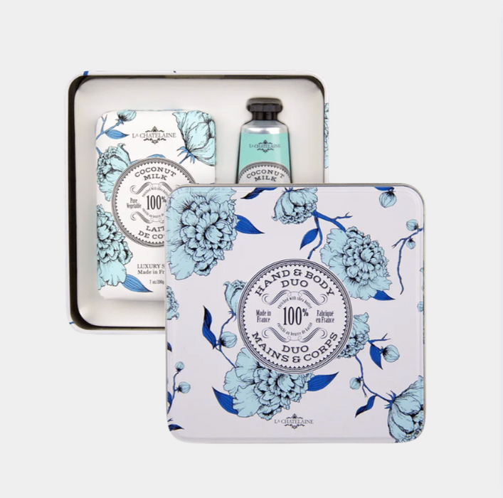 La Chatelaine Tin Gift Duo Coconut Milk