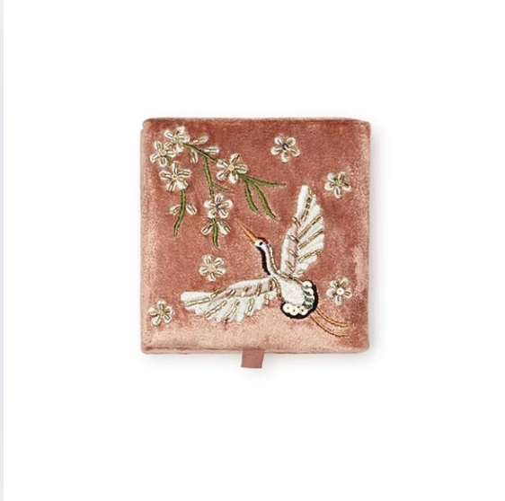 Heron Embellished Trinket Box
