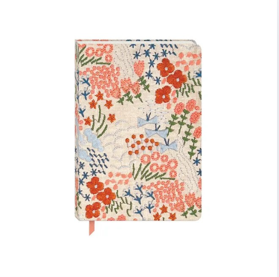 Large Hardcover Fabric Journal Wildflower