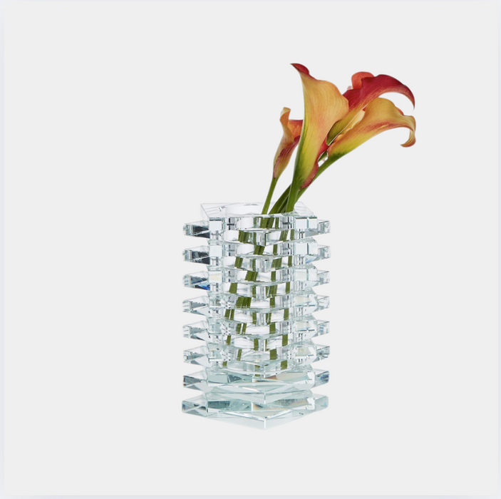 Crystal Pillar Candle Holder