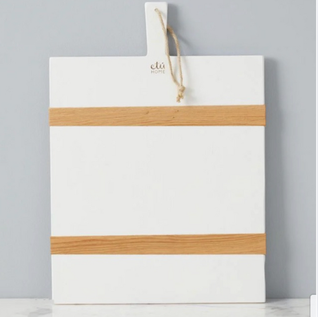 White Rectngl Mod Charcuterie Board Medium