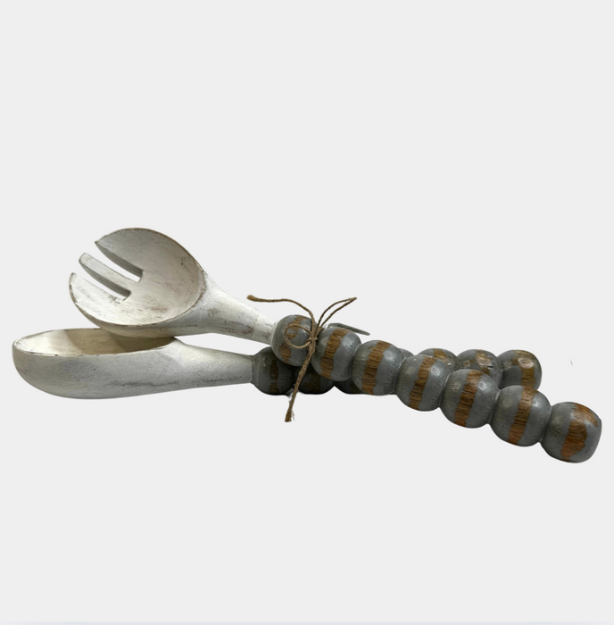 Gray wooden Serving Set