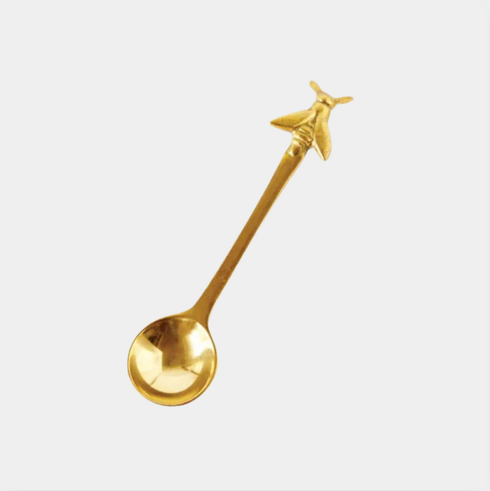 Brass Bee Spoon W/ Bee