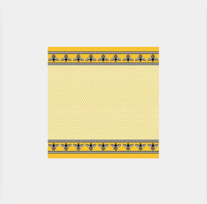 Hand Towel Bee HNYCMB white