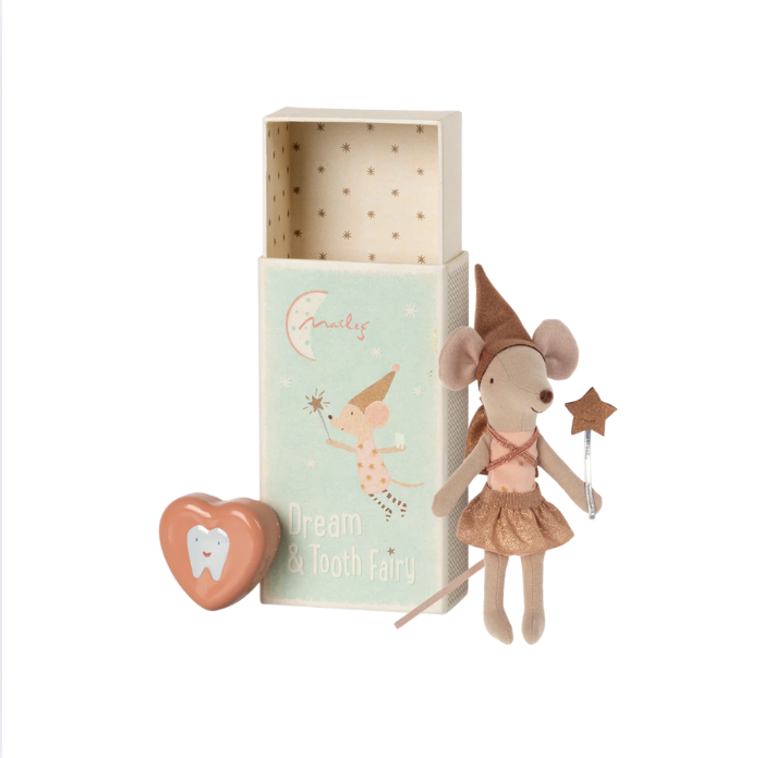 Mouse Tooth Fairy In Box pink