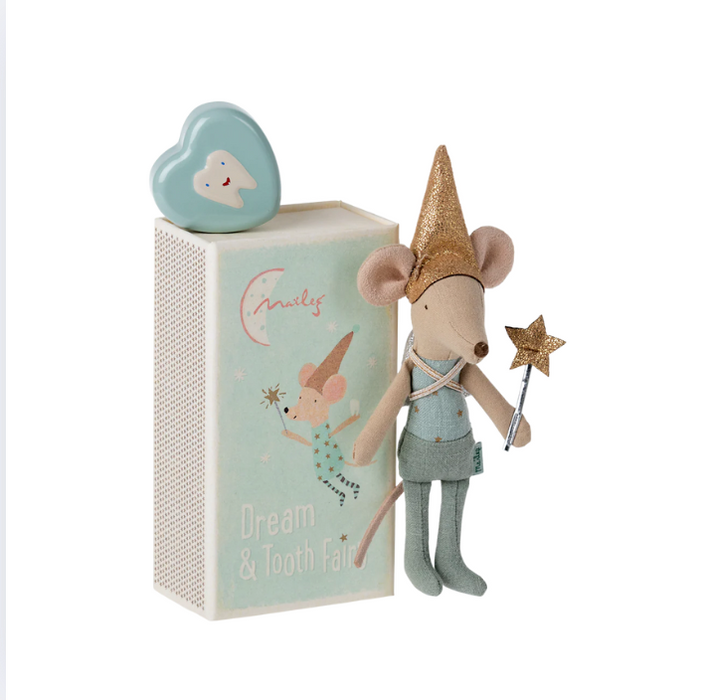 Mouse Tooth Fairy In Box blue