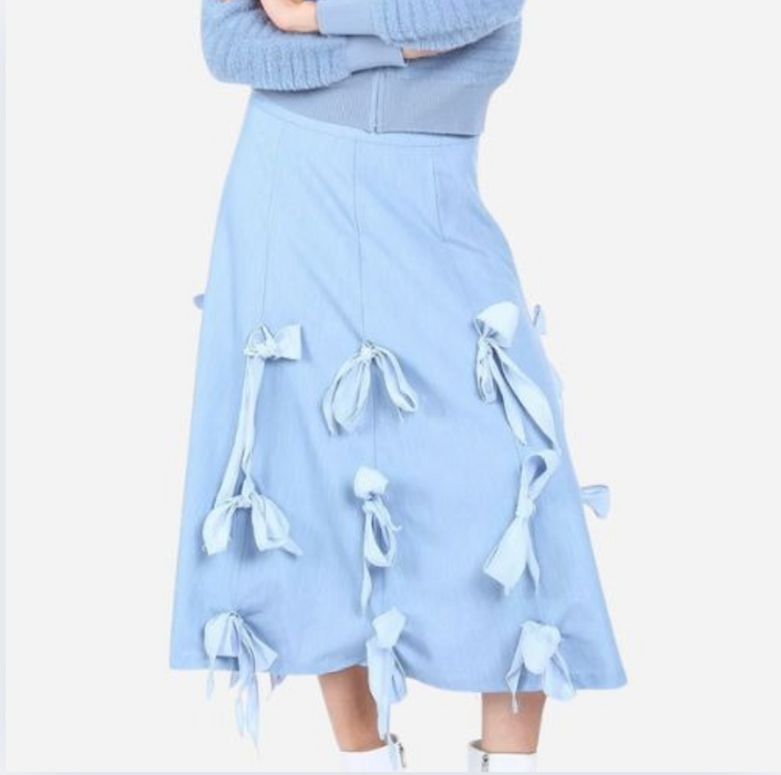 All About Bows Skirt light blue