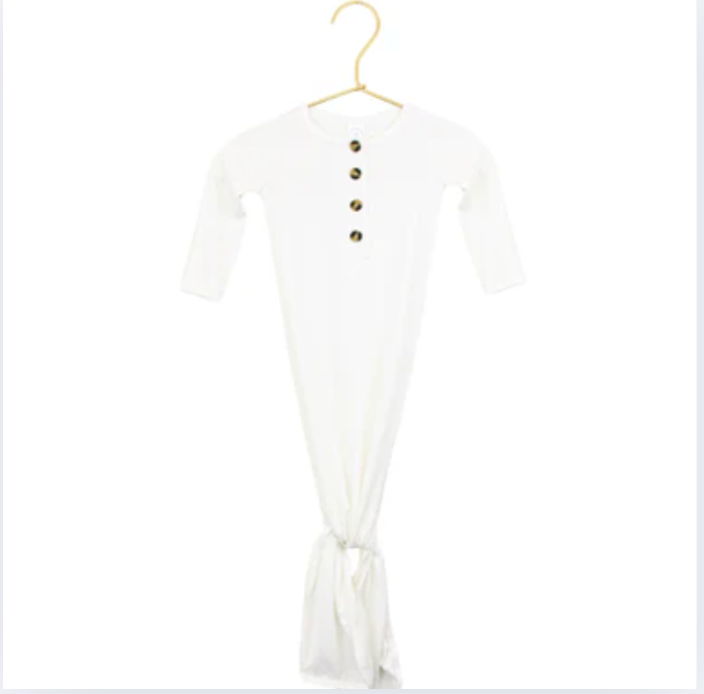 Lou Lou Knotted Gown Nb - 3 Mo Finley