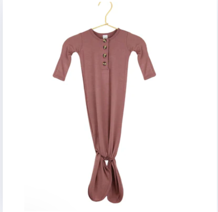 Lou Lou Knotted Gown Nb - 3 Mo Sienna