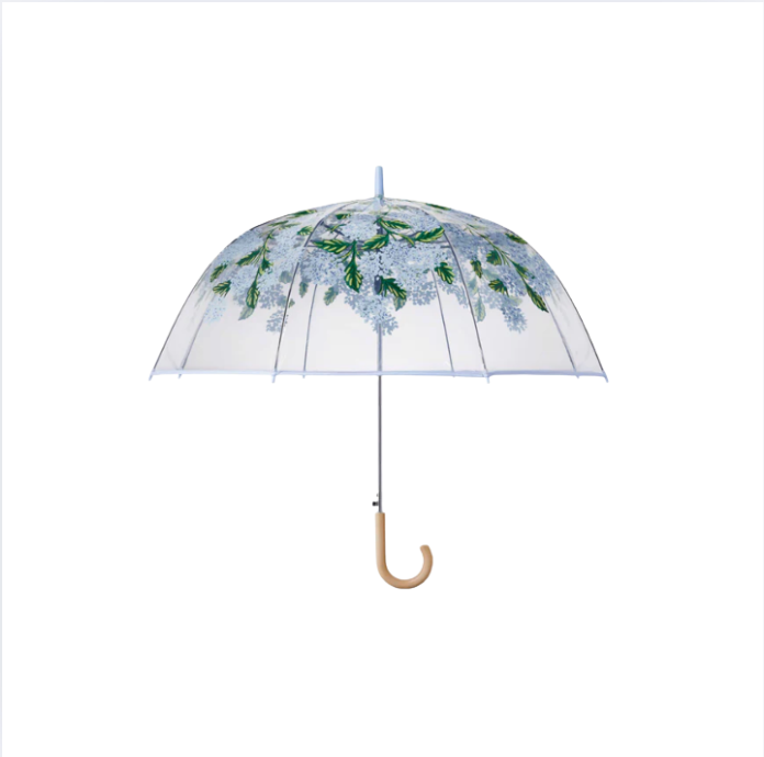 Hydrangea Clear Umbrella