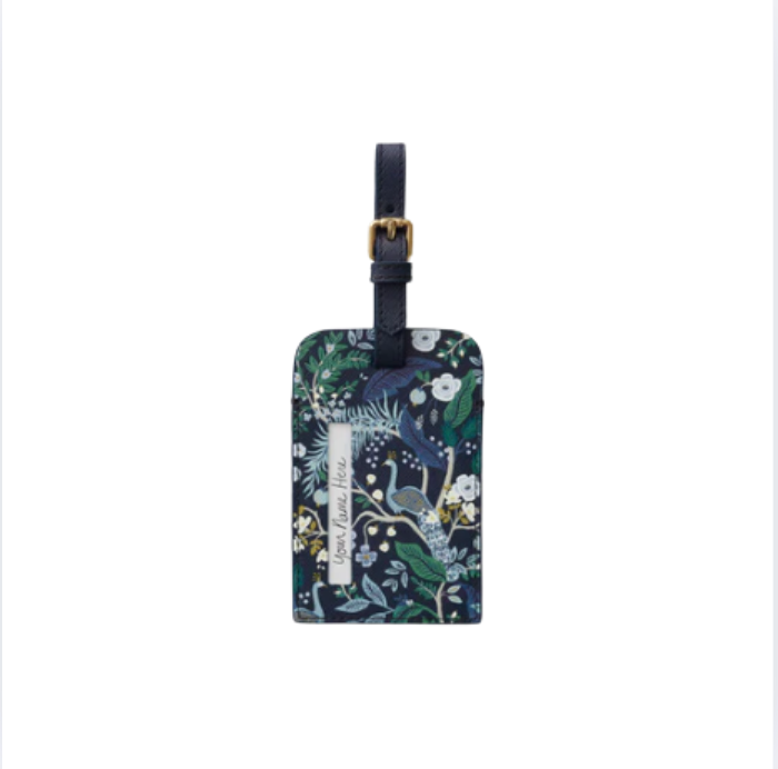 Peacock Luggage Tag
