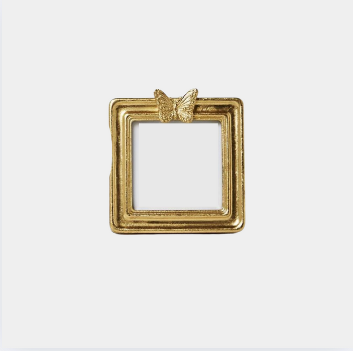 Golden Butterfly Frame Square 3x3