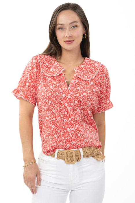 Ditsy Poet Top