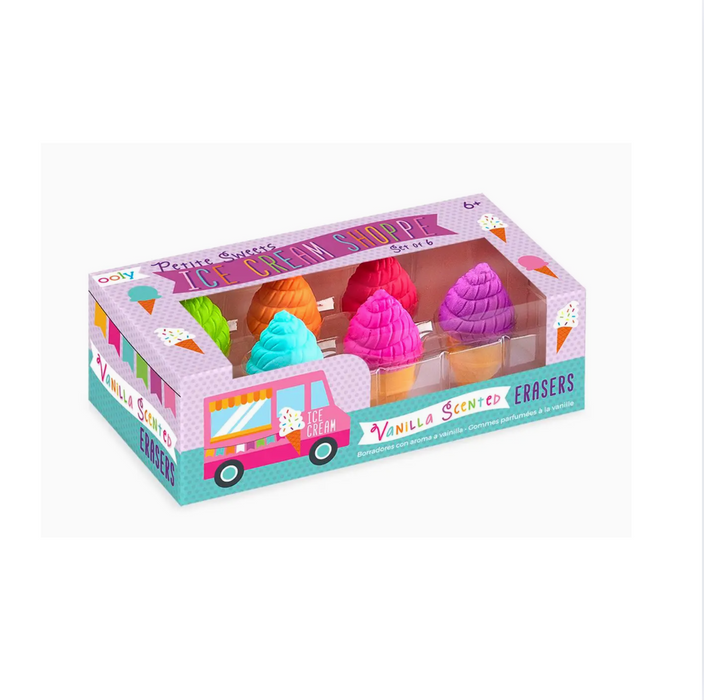 Petite Sweets Ice Cream Scented Erasers