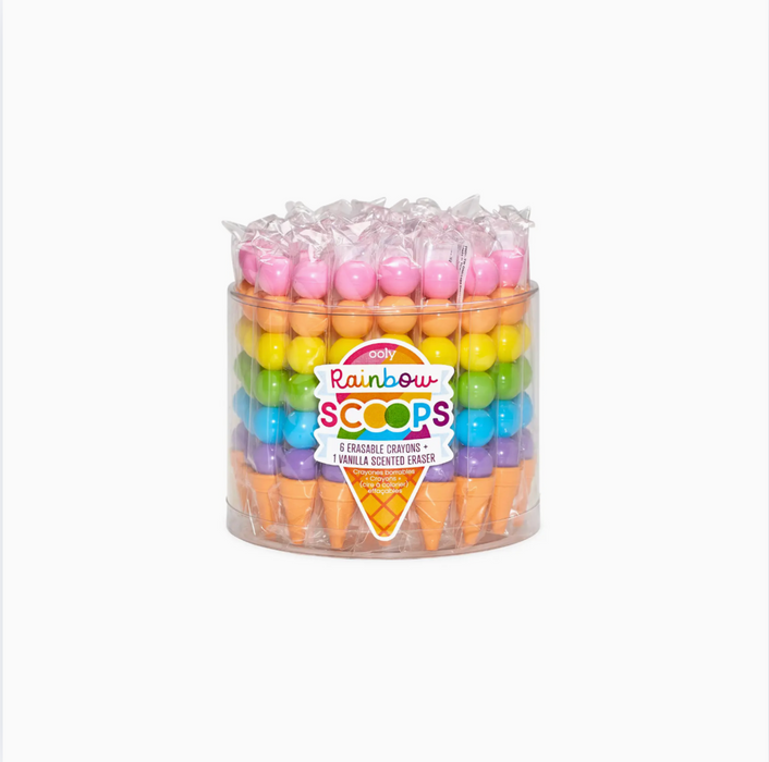 Rainbow Scoops Stacking Crayons