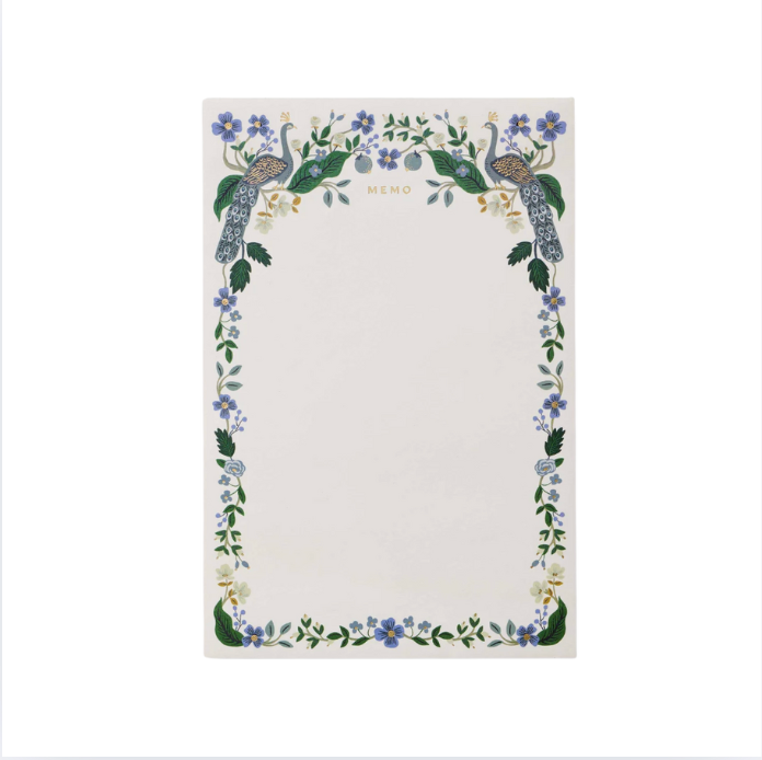 Peacock Memo Notepad